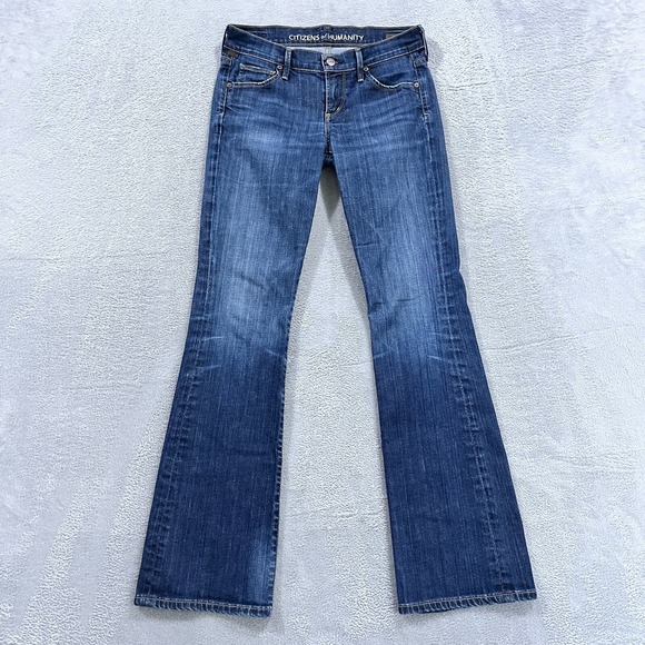 Citizens‎ Of Humanity COH Dita Petite Bootcut Jeans Women's 25 Dark Wash Blue - Picture 1 of 14
